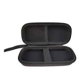 EVA Zipper Carrying Hard Case Cover for Digital Voice Recorders, Carrying Case for MP3 Players, Memory Cards, USB Cable and more, Black