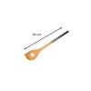 Fackelmann 30374 Beech Wood Risotto Spoon and Stainless Steel Handle,