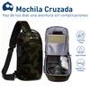 Bluelander Mochila Antirrobo Cruzada, Bolso de Pecho para Hombre con