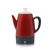 Moss & Stone Electric Coffee Percolator – Red Body Coffee
