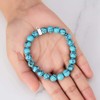Philip Jones Synthetic Turquoise Gemstone Bracelet with Hamsa Hand Charm