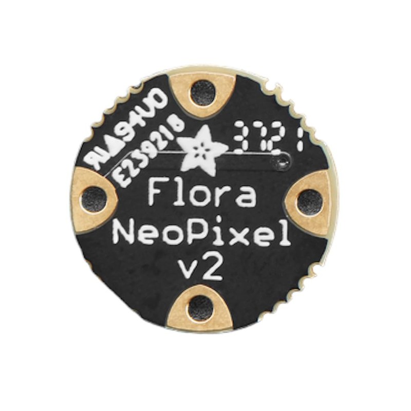 Adafruit Flora RGB Smart NeoPixel Version 2 - Pack of