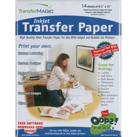 Transfer Magic Ink Jet Transfer Paper, 14-Pack