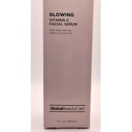 Global Beauty Care Glowing Vitamin C Facial Serum Niacinamide AHA's Vitamin E