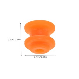 Vaguelly 50pcs Pulley DIY Model Toy Timing Wheels Toy Making Accessories Construction Machinery Gears Engine Building Kit Motor Gears Model Shaft Model Toy Plastic Orange
