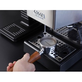 Coosigar 58mm Bottomless Portafilter | Fits for Gaggia machines| Stainless Steel portafilter and Rosewood Handle|Espresso Machine Accessories(Rosewood)