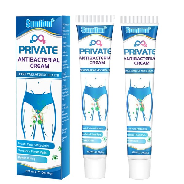 FunnAura 2PCS Antibacterial Cream Skin for Private Parts, Quickly Relieve