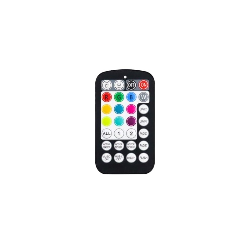 AZIMOM 28keys Remote Control of Twinkle &Sound Activated Dual Color