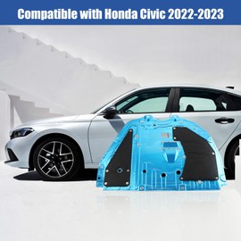 Engine Splash Shield Guard Compatible with Honda Civic 2022 2023, Engine Case Guard Under Car Shield Cover OEM 74111T20A0 74111-T20-A00 Engine Splash Guard