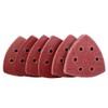 YoiYee 40 Grit Delta Sanding Sheet, Hook and Loop Triangle