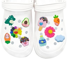 Varazz 37 Pack Shoe Charms, Different Cute Shoe Decoration Charms for Shoes Bracelet Wristband Party Favors Gifts Boys Girls Adults Teens