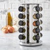Kamenstein 20 Jar Revolving Countertop Spice Rack with Spices Included,