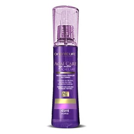 Simply Brasil Oriente Life A?a Care Thermal Protector Oil, 1.6 fl oz - A?a oil has high nourishing power and acts by sealing and repairing split ends, controls frizz and protects against sun, dust, wind, moisture, dryer and board damage.