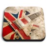 1 x Square MDF Fridge Magnet - Brit Pop Rock