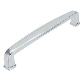 Cosmas® 4392-128CH Polished Chrome Modern Cabinet Hardware Handle Pull - 5" Inch (128mm) Hole Centers