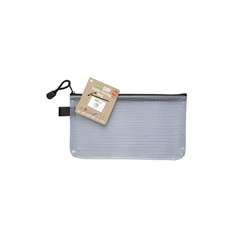 eco-eco Small 95% Recycled Super Strong Bag Clear Mesh Tuff