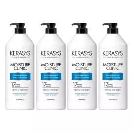 Kerassis 케라시스 모이스춰 클리닉 샴푸, 980ml, 4개 Kerasis Moisture Clinic Shampoo, 980ml, 4 Pieces