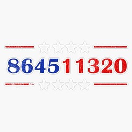 864511320 Vote Out Election Sticker Bumper Sticker Vinyl Decal 5"