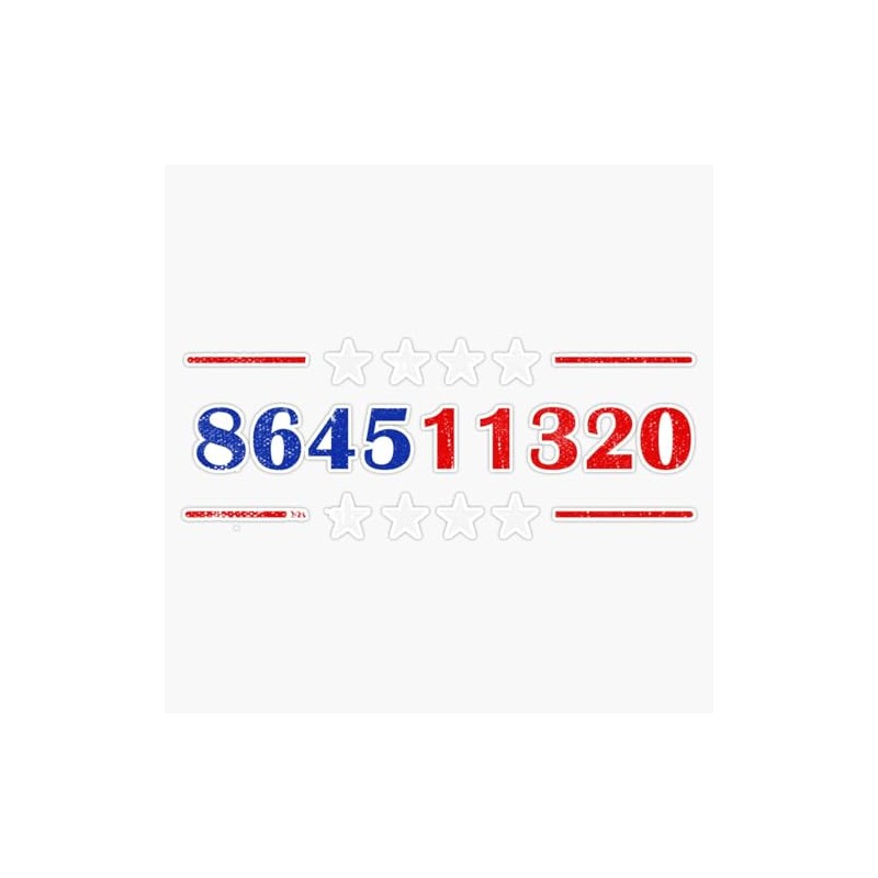 864511320 Vote Out Election Sticker Bumper Sticker Vinyl Decal 5"