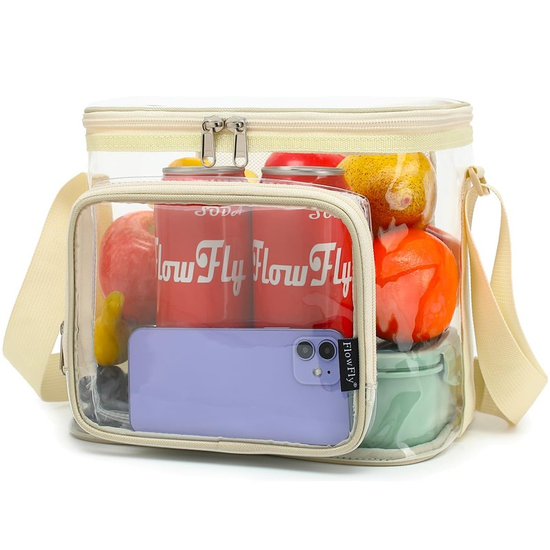 FlowFly Insulated Reusable Lunch Bag Adult Large Lunch Box for