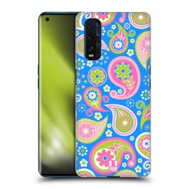 Head Case Designs Sublime Delusion Colourful Paisley Harte Rueckseiten Handyhülle Hülle Huelle kompatibel mit Oppo Find X2 5G
