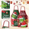 Hpbaggy Christmas Aprons, Pack of 2 Grinch Christmas Aprons, Decorative