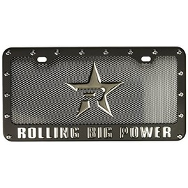 RBP RBP-4121ZR License Plate Frame Kit, Black