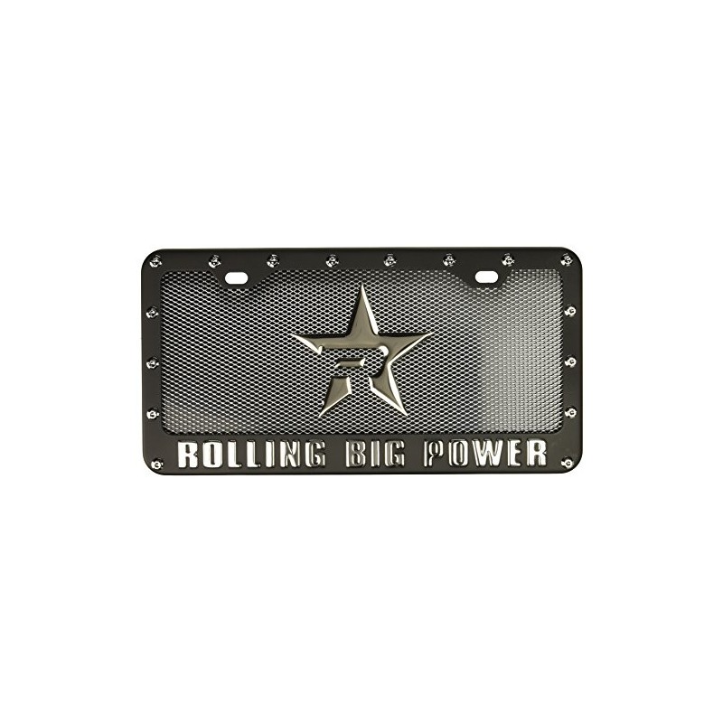 RBP RBP-4121ZR License Plate Frame Kit, Black