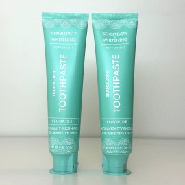 Trader Joe's 2 Packs Trader Joe's Anticavity Toothpaste w/ Fluoride Sensitivity & Whitening