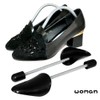 QUUPY 2 Pairs Adjustable Length Plastic Shoe Trees Shoe Stretcher