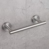 GERZ 9-Inch Small Kitchen Towel Bar Brushed Stainless Steel Cabinet