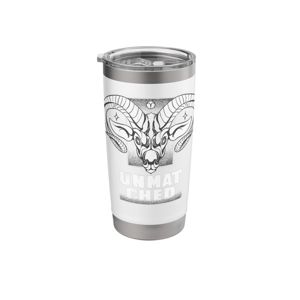 Unmoved. Unmatched. Aries Power Unleashed. Stainless Steel Insulated Tumbler