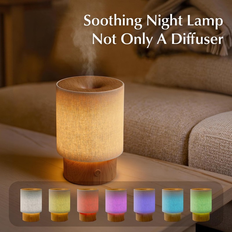 ARVIDSSON Essential Oil Diffuser with Fabric Cover, 100ml Aromatherapy Diffuser