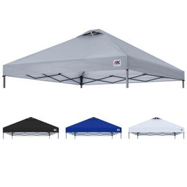 ABCCANOPY Replacement Canopy Top for Easy Pop up Canopy Tent 10x10, Gray