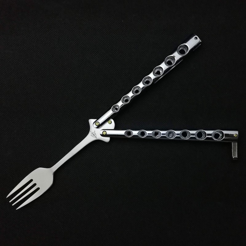 P.S Butterfly Fork and Spoon Set for Hunting, Camping and