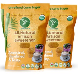 Colibreeco, Organic Unrefined Cane Sugar, 1 Pound (Pack of 2): Perfect for Sweetening Drinks & Recipes | Unprocessed & Chemical-Free | Powdered Sugar | Natural Sweetener, Panela Sugar, Jaggery Powder.