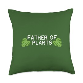 Father Of Plants Monstera Deliciosa Plant Throw Pillow