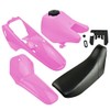 Replacement Aftermarket PINK Plastic Fender Fairings With Seat and Gas