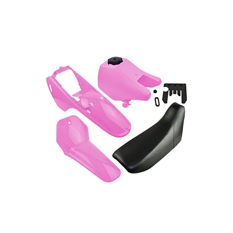Replacement Aftermarket PINK Plastic Fender Fairings With Seat and Gas