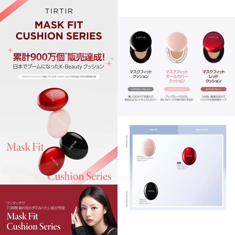 TIRTIR Mask Fit Mini Cushion (All Cover, 0.1 oz (4.5