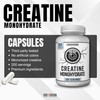 Ekkovision Creatine Monohydrate Capsules, Micronized, Unflavored Creatine Supplement for Men