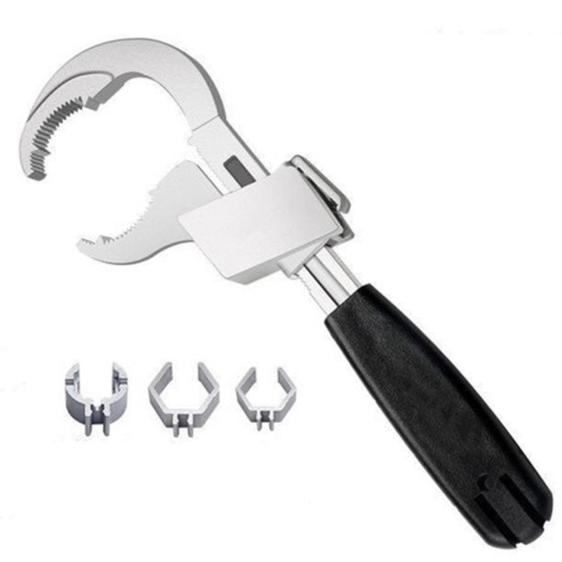 Universal Adjustable Double Ended Wrench Multifunctional Bathroom Wrench Repair Disassembly