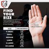 Riparo Men's Touchscreen Texting Leather Driving Gloves (Large, Black/Red Thread)