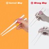 Kidsfantasy Kids Chopsticks, 2 Pairs Training Chopsticks for Toddler Beginners