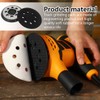 INGQI New 2 Pack 5" 8 Hole Sander Metal Pad