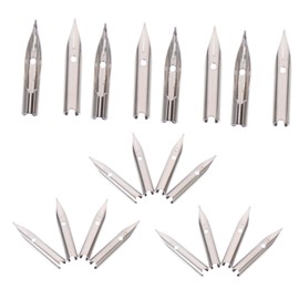 TEHAUX 20pcs Replacement Fountain Pen Nibs for Calligraphy Tips for Students and Enthusiasts Lightweight and Compact Easy to Install for Smooth Writing and Drawing