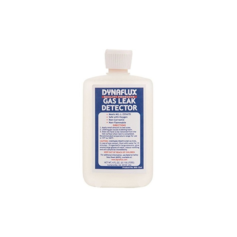 Dynaflux Gas Leak Detector, 4 Oz (1 Bottle)