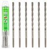 HLOFIZI 1/4" x 8" Masonry Drill Bits (6 Pack) Concrete