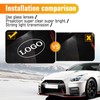 JCRNBU 2PCS Car Door Lights Logo for Armada 2017-2022, Puddle