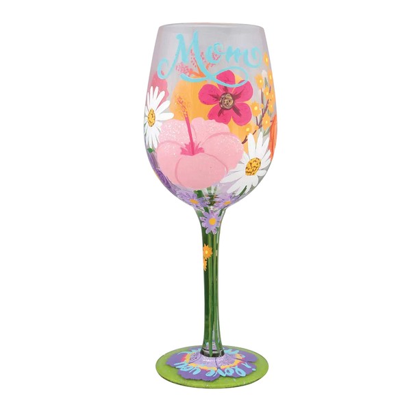 Lolita 6008783 I Love You MOM Wine Glass